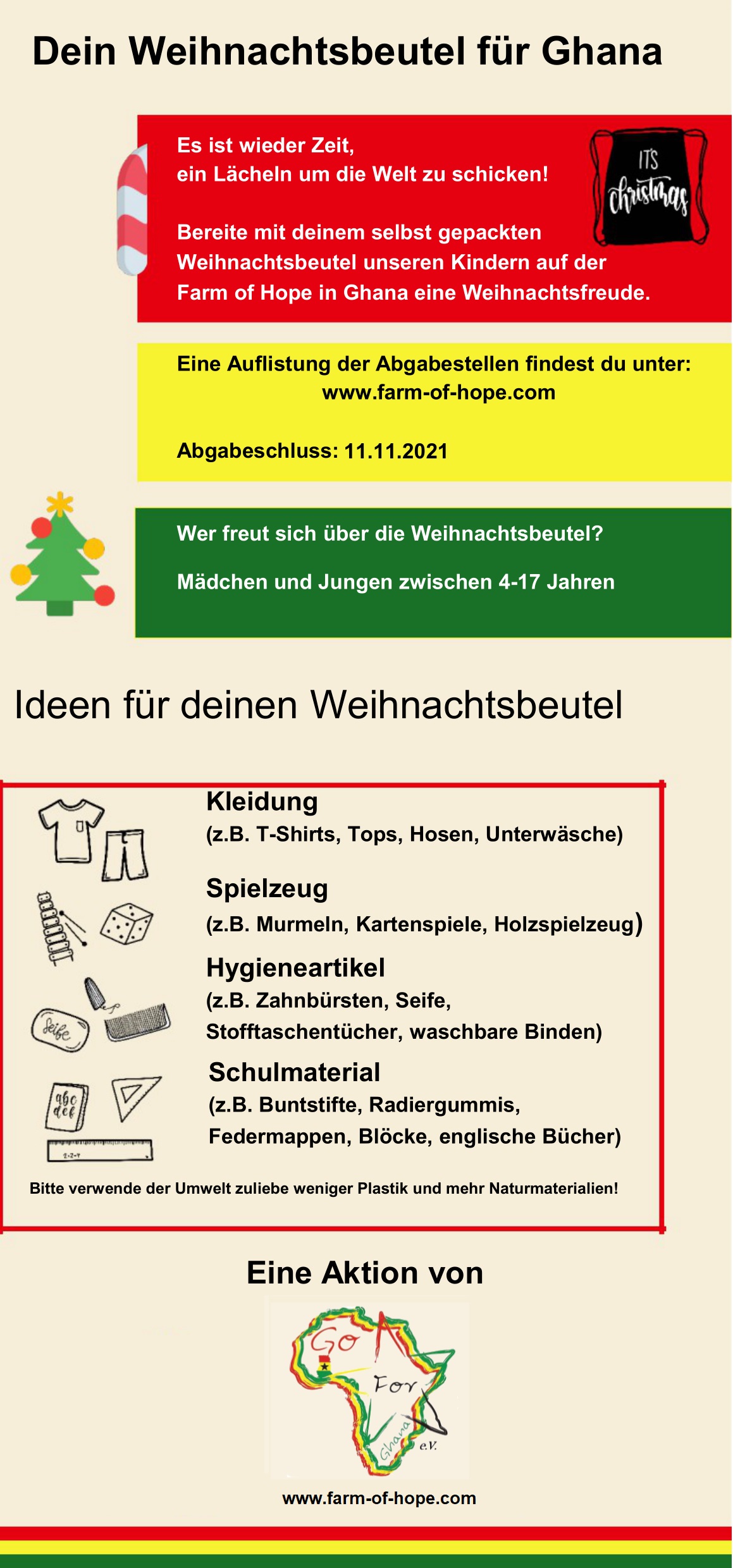 Weihnachtsbeutel 2021